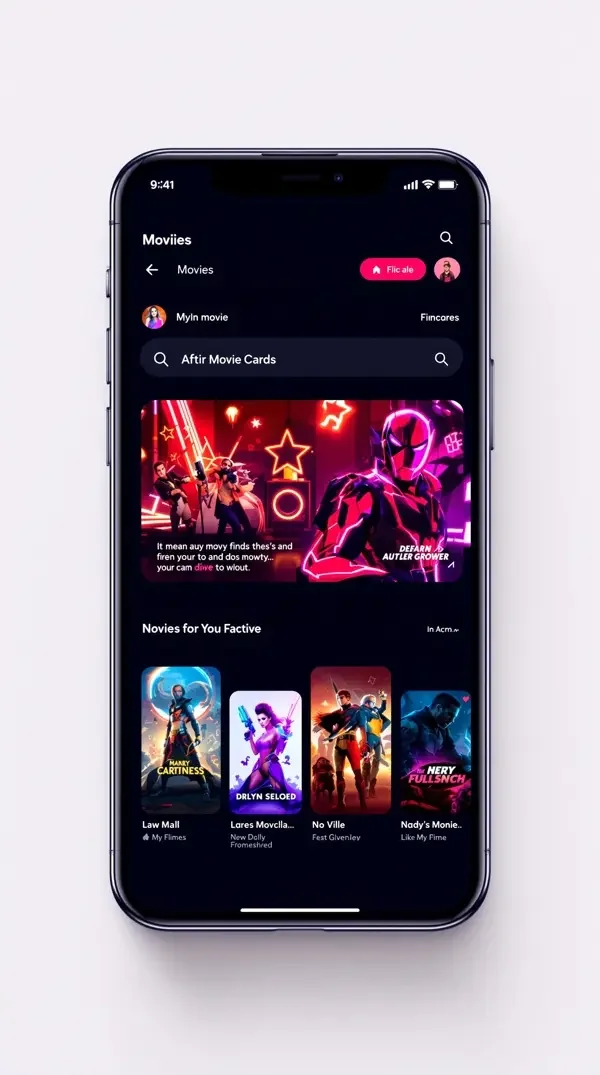 神马电影 APP 首页界面